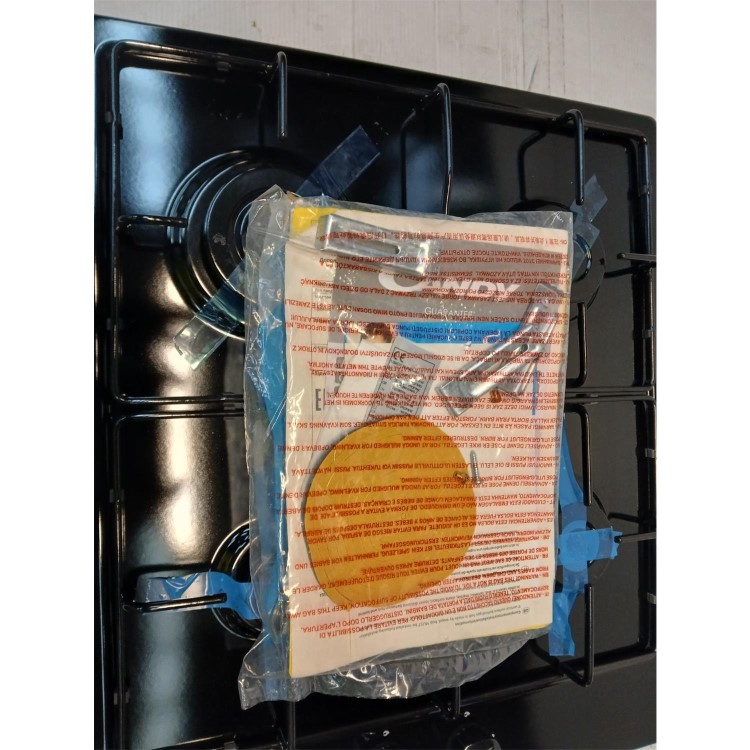 Refurbished Candy 60cm 4 Burner Gas Hob with Pan Stand -Black