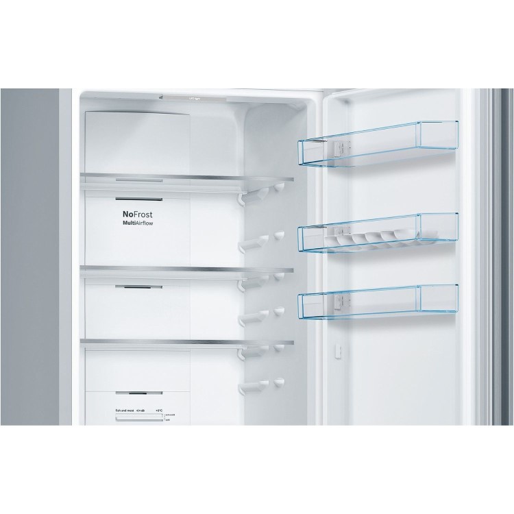 Refurbished Bosch Series 4 366 Litre 70/30 Freestanding Fridge Freezer - Stainless Steel