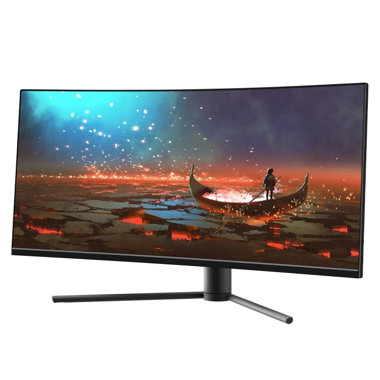 electriQ 34" QLED WQHD 180Hz 1ms UltraWide Curved Gaming Monitor