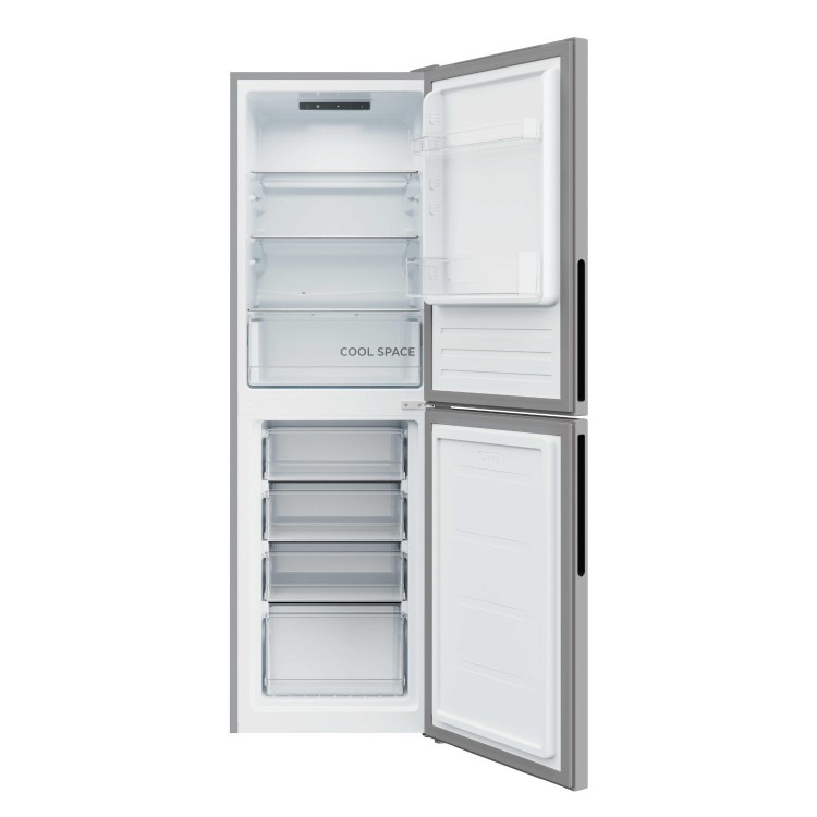 Refurbished Hoover H-FRIDGE 300 252 Litre Freestanding Fridge Freezer - Stainless Steel