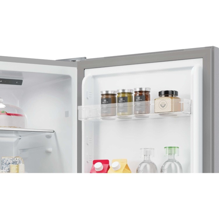 Refurbished Hoover H-FRIDGE 300 252 Litre Freestanding Fridge Freezer - Stainless Steel