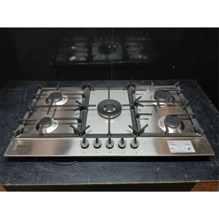 GRADE A3 - Neff N70 90cm 5 Burner Gas Hob - Stainless Steel