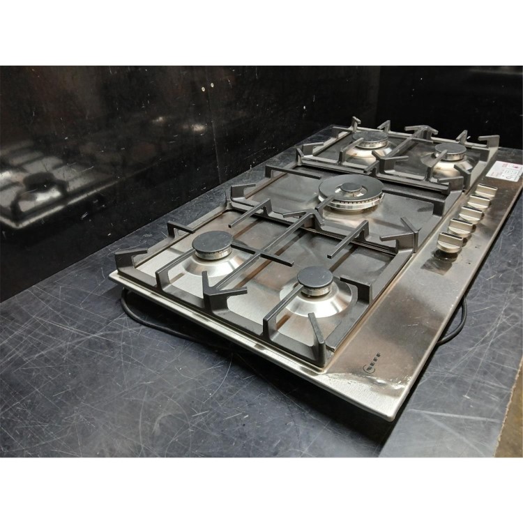 GRADE A3 - Neff N70 90cm 5 Burner Gas Hob - Stainless Steel