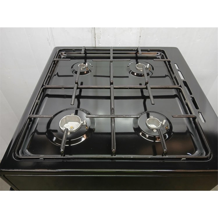 GRADE A2 - electriQ 60cm Dual Fuel Cooker - Black