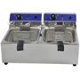 Refurbished Hamoki EF-132 Electric Countertop Fryer 2 x 13ltr Twin Tank 2 x 3kW 13amp - Commercial Catering Model