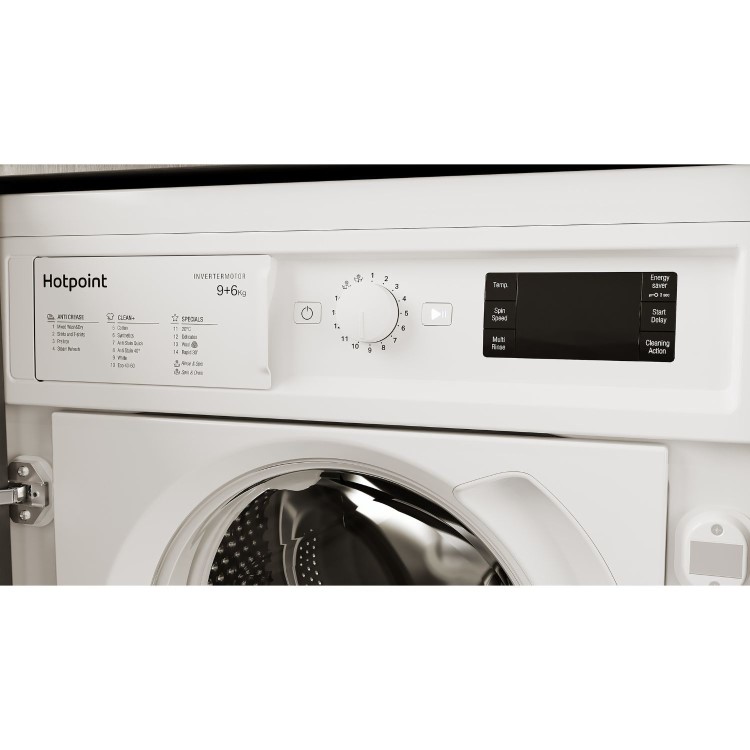 Hotpoint Anti-Stain 9kg Wash 6kg Dry 1400rpm Integrated Washer Dryer - White