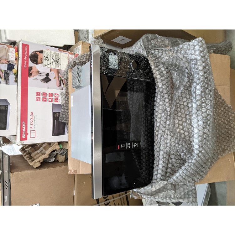 Refurbished AEG MBB1756SEM Built In 17L 800W Microwave Black