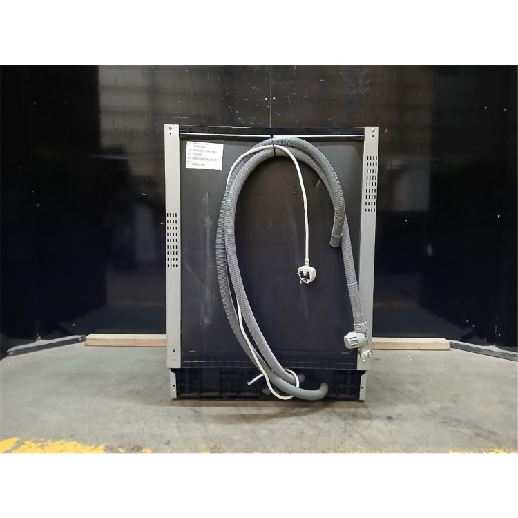 GRADE A2 - electriQ Series 2 Integrated Dishwasher - D-Rated Black control panel