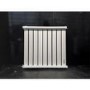 GRADE A3 - Riace White Horizontal Flat Designer Radiator 600x612mm Single Panel 1430 BTU