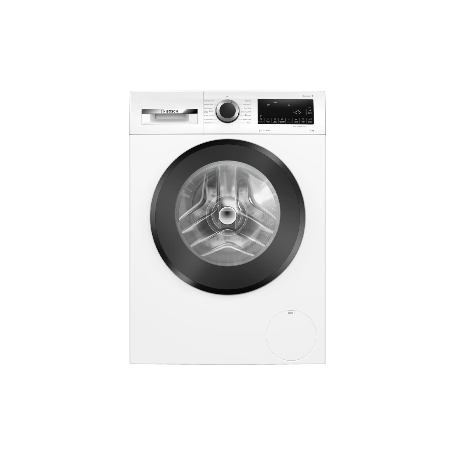 Bosch Series 6 9kg Washing Machine - Freestanding White 1400rpm A-Rated - WGG24400GB Bosch Series 6 9kg Washing Machine - Freestanding White 1400rpm A-Rated - WGG24400GB