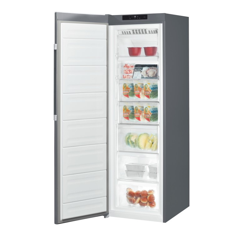 Refurbished Hotpoint 263 Litre Freestanding Upright Freezer - Graphite