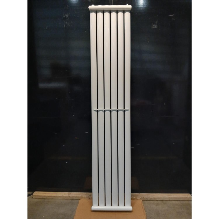 Refurbished - White Vertical Smart Electric Radiator with Wi-Fi Thermostat - 2000W - H1800xW354mm - Bathroom Safe