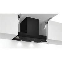 Refurbished Neff N70 60cm Wide Integrated Cooker Hood With Fold-out Glass Deflector - Black