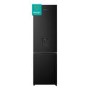 Refurbished Hisense 336 Litre 60/40 Freestanding Fridge Freezer - Black