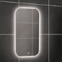 Rectangular Backlit Heated Bathroom Mirror with Lights 400 x 800mm- HiB Ambience 40
