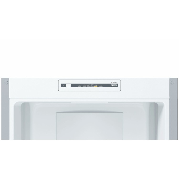 Refurbished Bosch Serie 2 300 Litre 50/50 Freestanding Fridge Freezer Frost Free - Stainless Steel Look