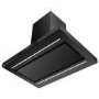 Refurbished electriQ eiQISLANDSLIMBK 90cm Island Hood with Hob to Hood Connection – Black