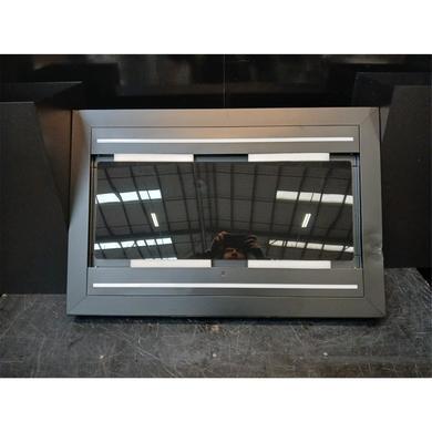 Refurbished electriQ eiQISLANDSLIMBK 90cm Island Hood with Hob to Hood Connection – Black
