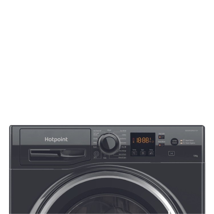 Hotpoint AntiStain 10kg 1400rpm Washing Machine - Black
