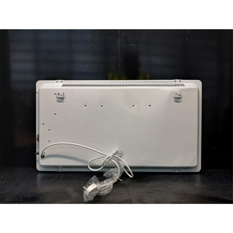 Refurbished electriQ 2000W Smart Designer Glass Panel Heater - Wall Mountable & Bathroom Safe