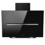 Refurbished Elica Shy 60cm Angled Cooker Hood - Black Glass