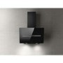 Refurbished Elica Shy 60cm Angled Cooker Hood - Black Glass
