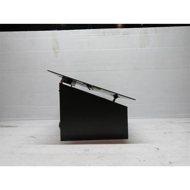 Refurbished Elica Shy 60cm Angled Cooker Hood - Black Glass