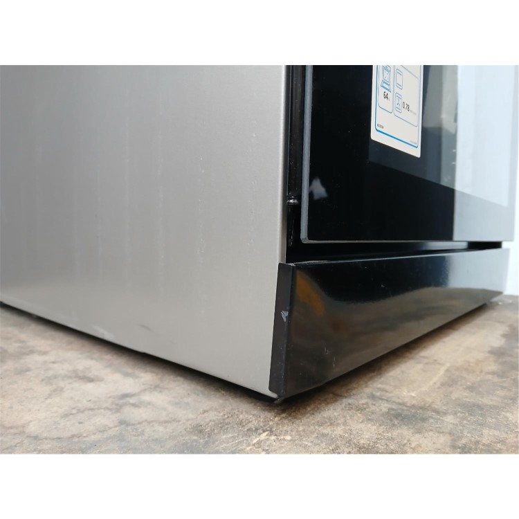 GRADE A2 - electriQ 60cm Dual Fuel Cooker - Stainless Steel