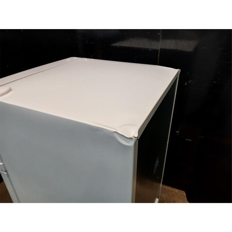 GRADE A3 - electriQ 80 Litre Under Counter Freestanding Fridge Freezer - White