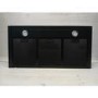 GRADE A3 - electriQ 90cm Slimline Touch Control Cooker Hood - Black