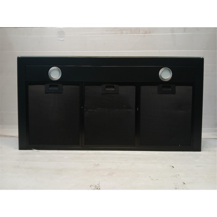 GRADE A3 - electriQ 90cm Slimline Touch Control Cooker Hood - Black