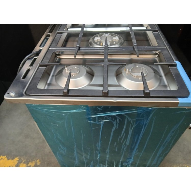 Refurbished Smeg Concert 90cm Dual Fuel Range Cooker - Stainless Steel