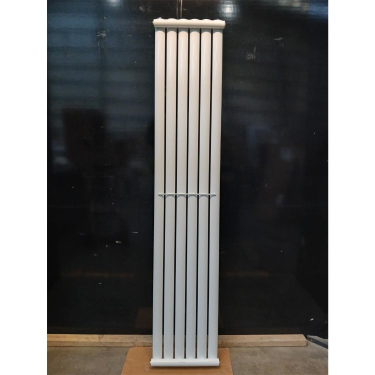 Refurbished - White Vertical Smart Electric Radiator with Wi-Fi Thermostat - 2000W - H1800xW354mm - Bathroom Safe