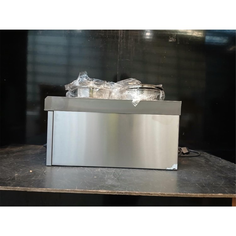 Refurbished Parry NPWB4 4 Pot Electric Wet Heat Countertop Bain Marie 4 x 4ltr Pots. 13 Amp