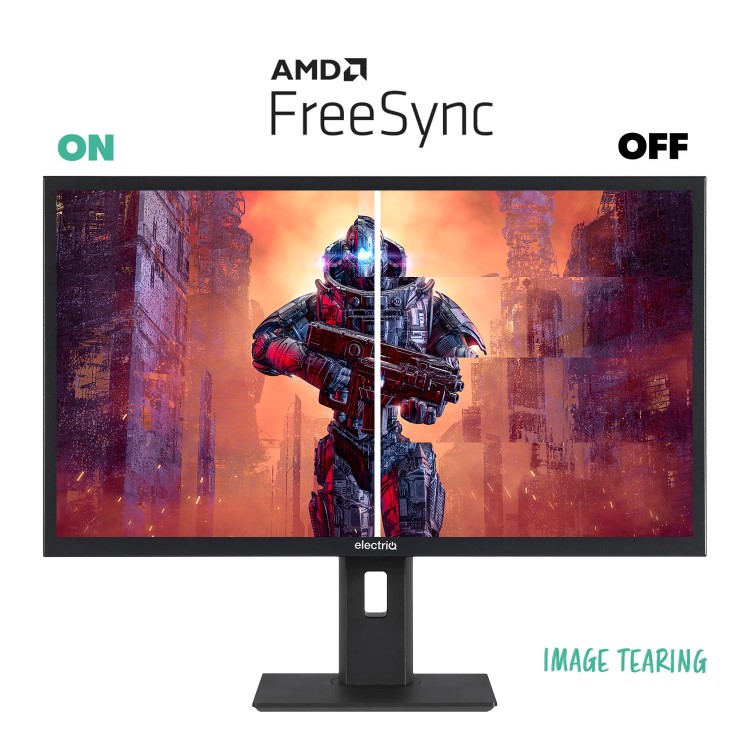 electriQ 28" IPS 4K UHD 144Hz 0.9ms Gaming Monitor