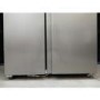 GRADE A2 - electriQ 513 Litre Side-by-Side American Fridge Freezer – Stainless Steel