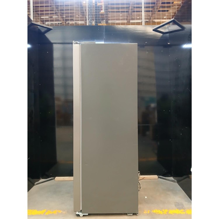GRADE A2 - electriQ 513 Litre Side-by-Side American Fridge Freezer – Stainless Steel