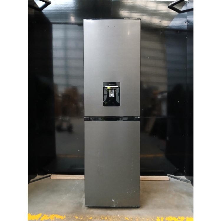 GRADE A2 - Hotpoint 268 Litre 50/50 Freestanding Fridge Freezer - Dark Stainless Steel