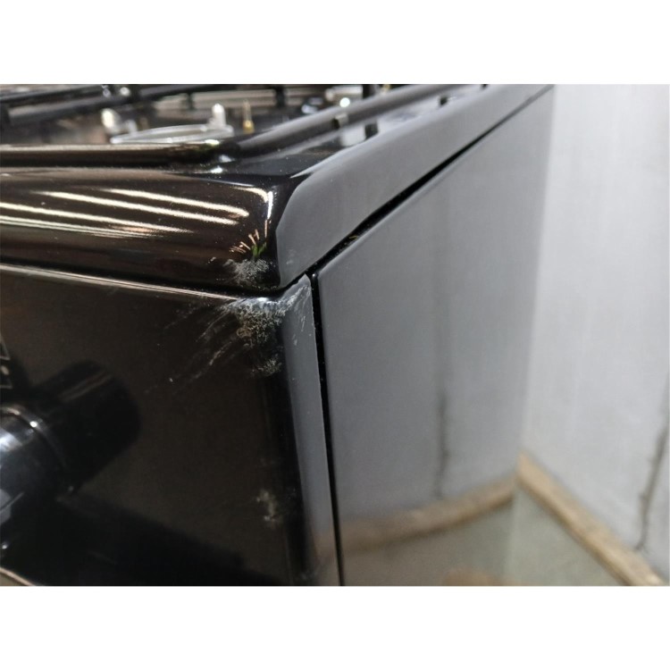 GRADE A2 - electriQ 60cm Dual Fuel Cooker - Black