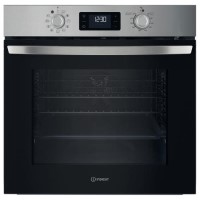Refurbished Indesit IO278P1XUK Turn&Go Electric Single Oven - Stainless Steel