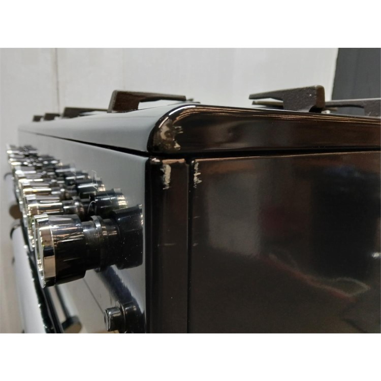 GRADE A2 - electriQ 100cm Gas Range Cooker – Black