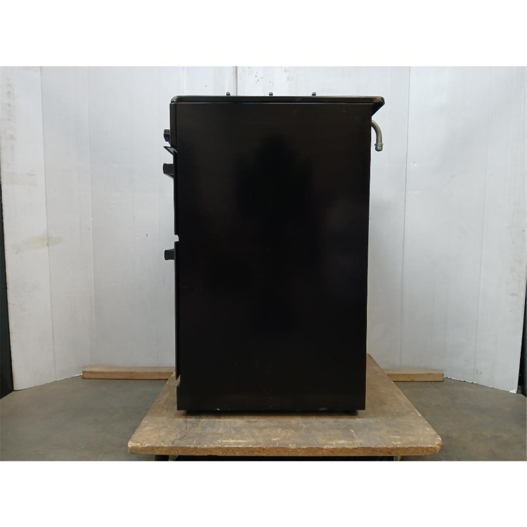 GRADE A2 - electriQ 60cm Dual Fuel Cooker - Black