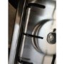 Refurbished Indesit 50cm Dual Fuel Cooker - Stainless Steel