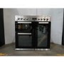 GRADE A2 - Beko 90cm Dual Fuel Range Cooker - Stainless Steel