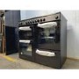 GRADE A2 - electriQ 100cm Dual Fuel Range Cooker - Black