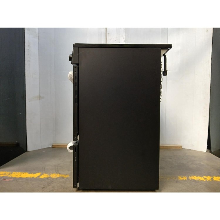 GRADE A2 - electriQ 100cm Dual Fuel Range Cooker - Black