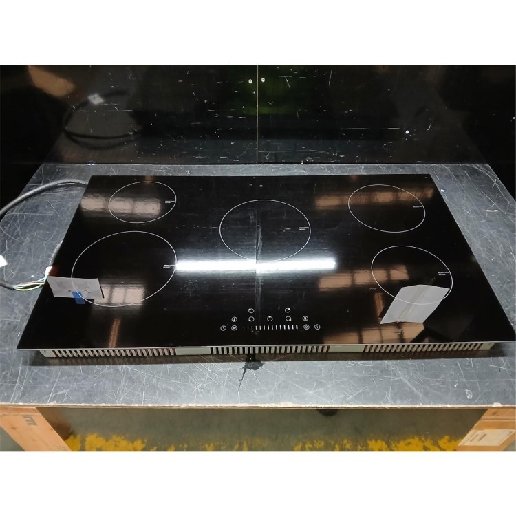 GRADE A3 - electriQ 90cm 5 Zone Induction Hob