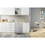 GRADE A2 - Indesit Fast&Clean Freestanding Dishwasher - Silver