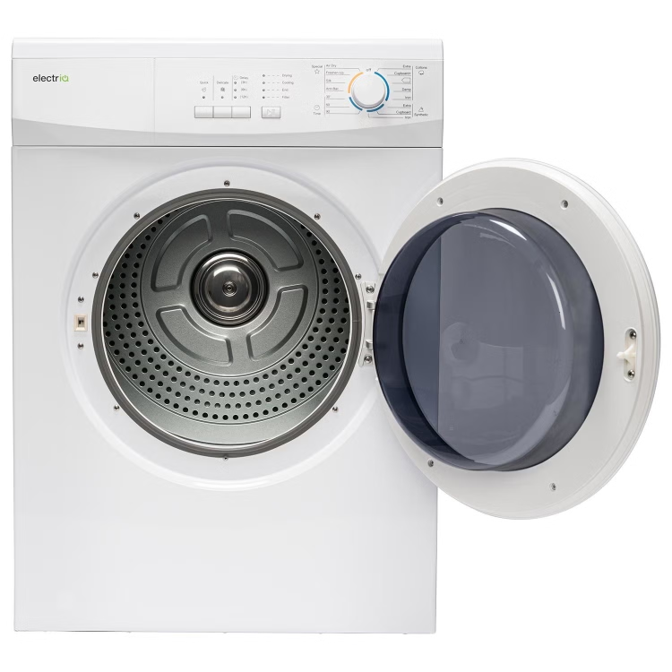 electriQ Series 2 7kg Vented Tumble Dryer - Reverse Action - White
