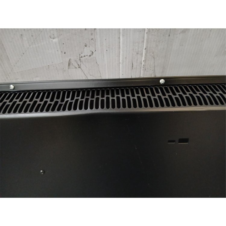 Refurbished electriQ 2000W Smart Electric Designer Metal Panel Heater - Wall Mountable & Bathroom Safe - Black